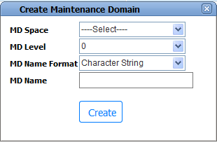 Create Maintenance Domain