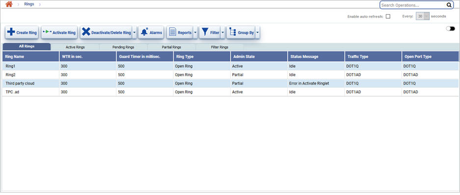 Rings page