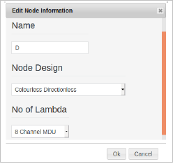 Pop-up form to edit node information