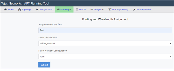 Routing and wavelength assignment